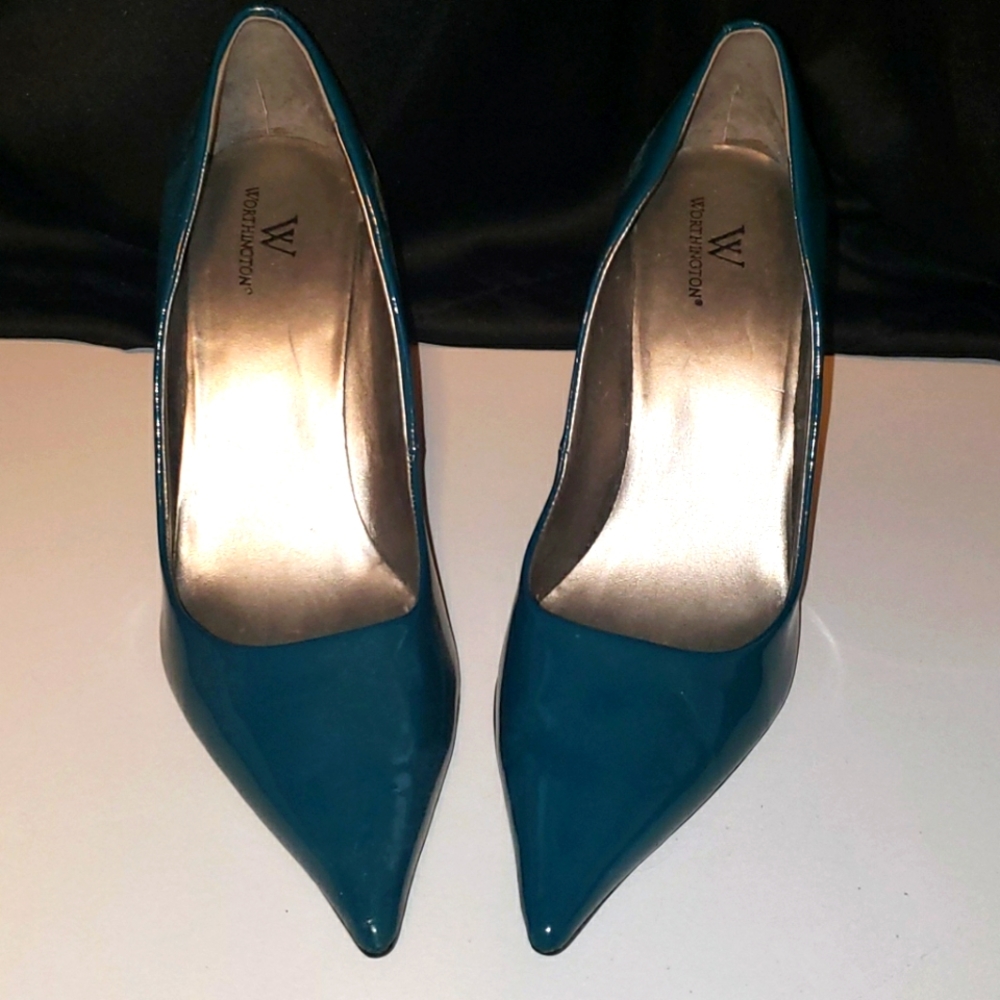 Teal/Blue heels